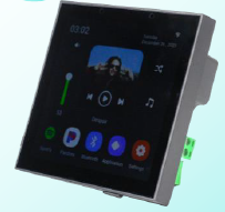 شاشة لمس 4 بوصة مع مضخم صوت 2×25W | NEXSC-BA-4